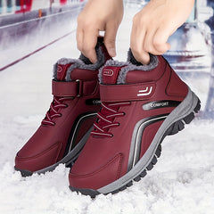 Women's Waterproof Hiking Shoes Winter Warm Non-slip