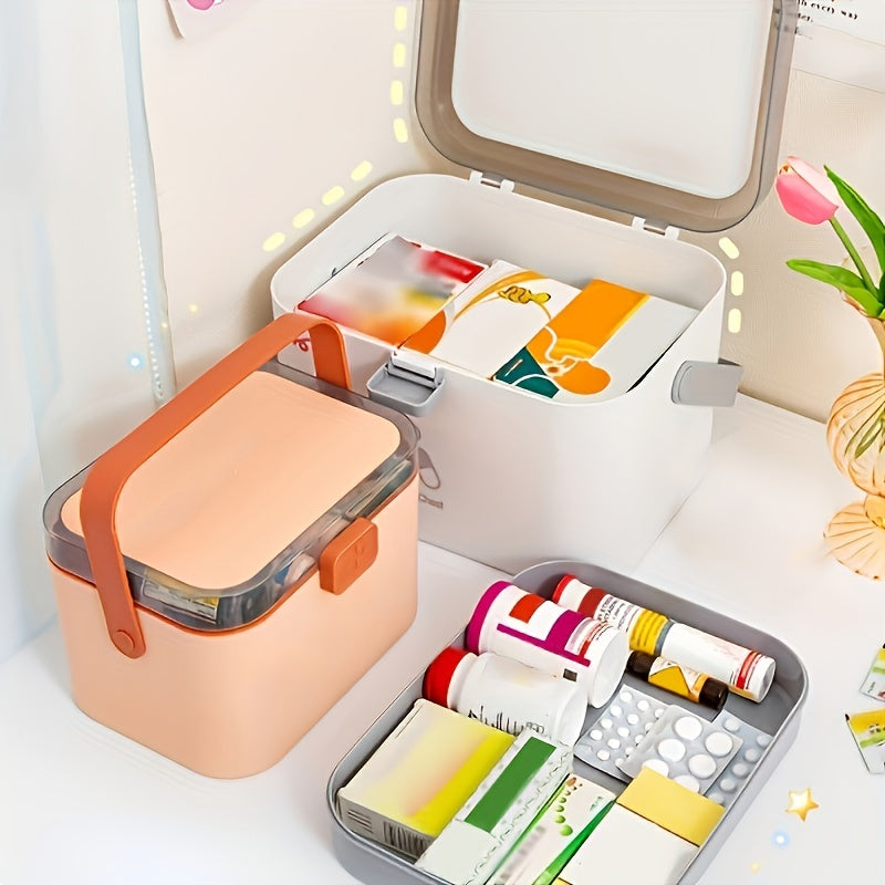 Medicine Storage Case Large Capacity First Aid Box