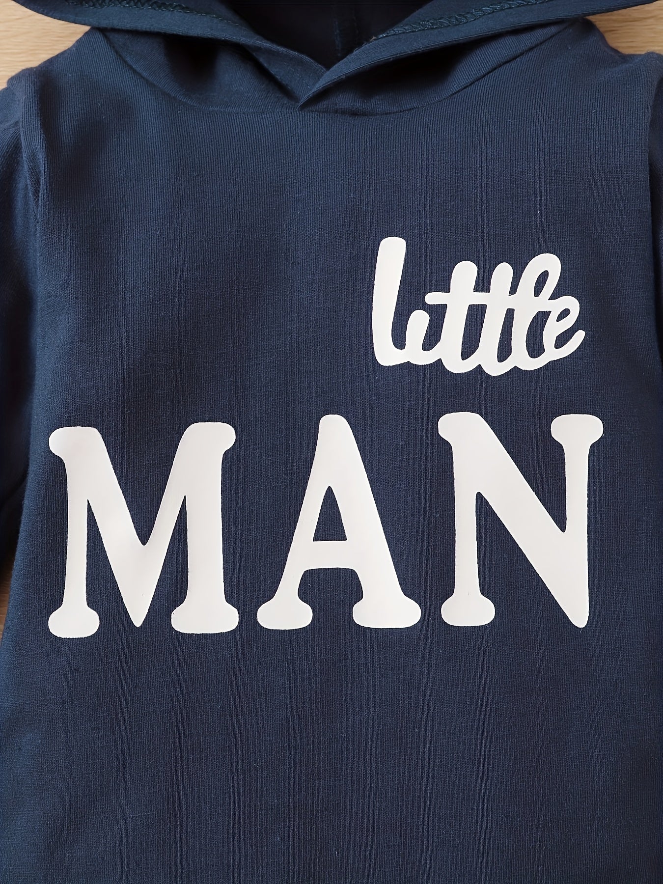 Hooded Long Sleeved Bodysuit Trousers Set for Baby Boy