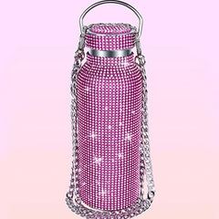Stainless Steel Insulated Vacuum Cup with Chain for Hot and Cold Beverages