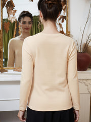 Women's Thermal Underwear Top Long Sleeve Crew Neck Soft & Comfortable
