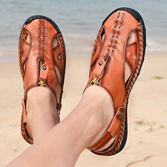 Men's Stitch Non Slip Sandals Summer Beach Shoes