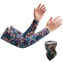 Ice Silk Sunscreen Sleeve Cover for Men and Women