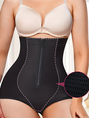 High Waist Zipper Shaping Panties Tummy Control Butt Lifting Panties