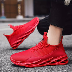 Men's Slip on Blade Sneakers Lightweight Breathable Athletic Shoes