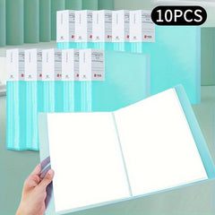 10pcs File Manager Document Organizer Exam Paper Storage Folder