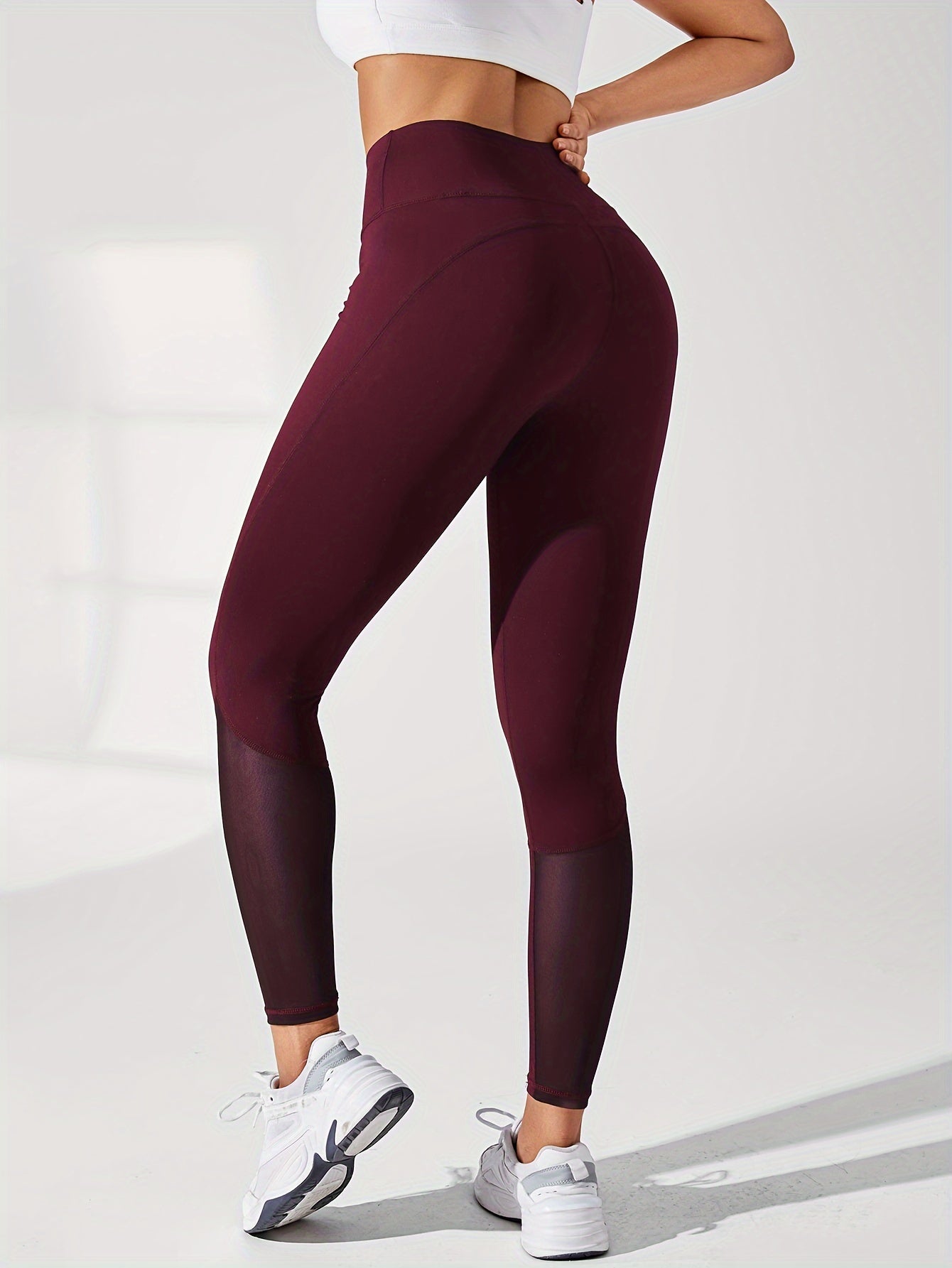 Breathable Yoga Leggings High Waist Sports Tight Pants