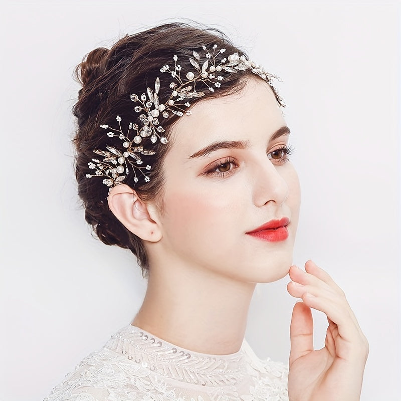 Beaded Bridal Hairband Headwear Wedding Dress Accessories