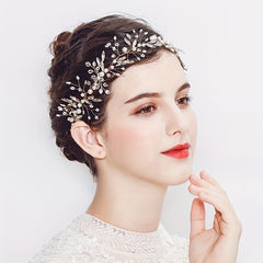 Beaded Bridal Hairband Headwear Wedding Dress Accessories