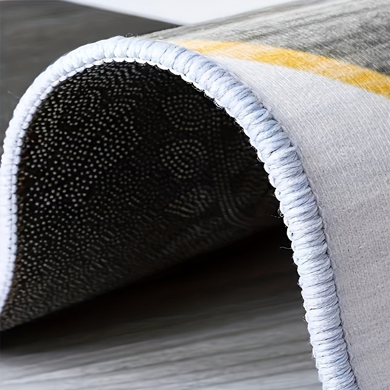 Geometric Pattern Kitchen Rug Non-slip Floor Mat