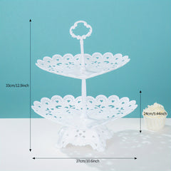 1pc Cake Stand & Dessert Display for Tea Time Snacks Various Styles