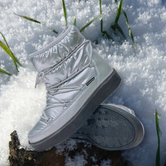 Women's Snow Boots Fleece Lined Waterproof Lace Up M