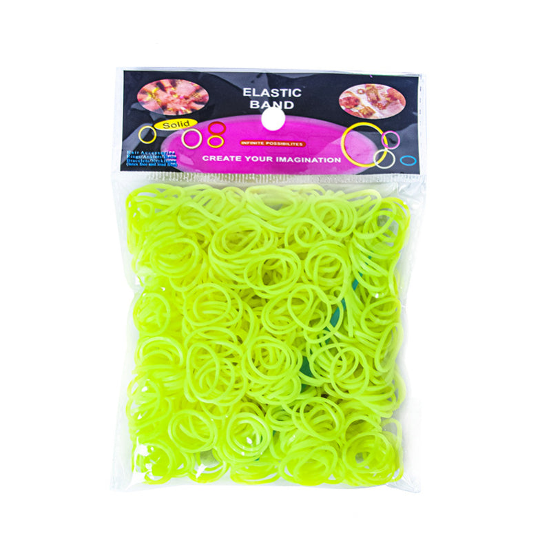 600pcs Coloured Elastic Bands Rubber Bands for Children Hair