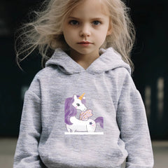 Unicorn Graphic 2pcs Set Girls Casual Comfy Activewear for Spring Fall