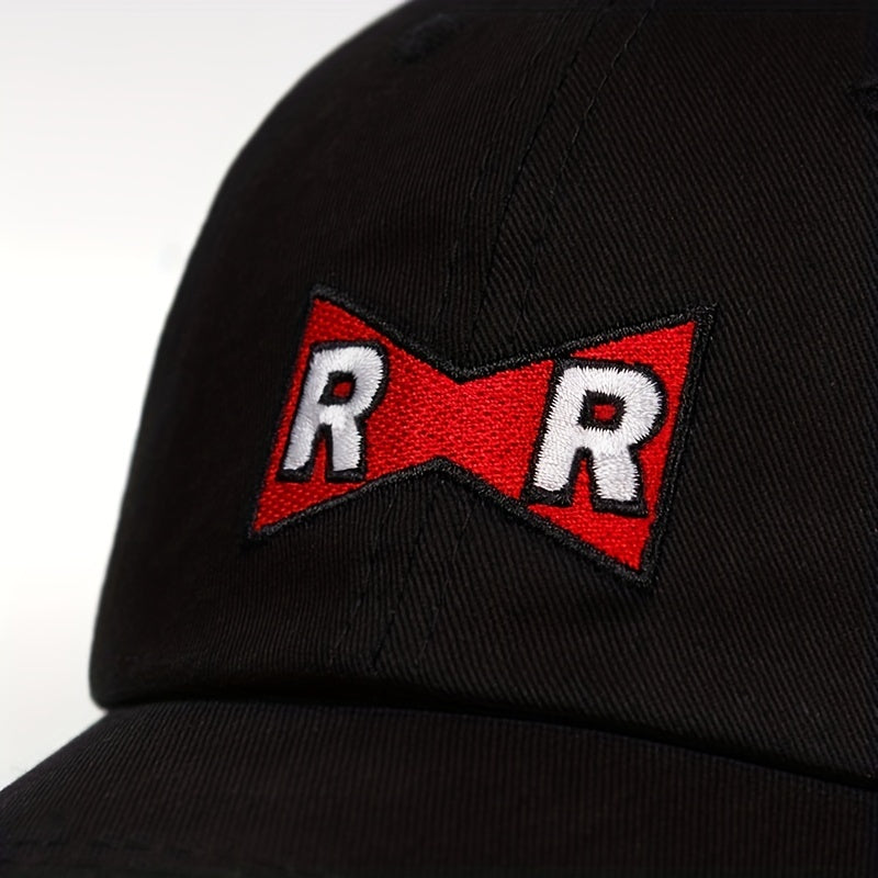 R R Bow Embroidered Baseball Cap Hip Hop Casual Dad Hats Unisex Cotton Sun Hat