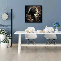 Rose Cat 5D Diamond Painting Set - DIY Frameless Embroidery Cross Stitch