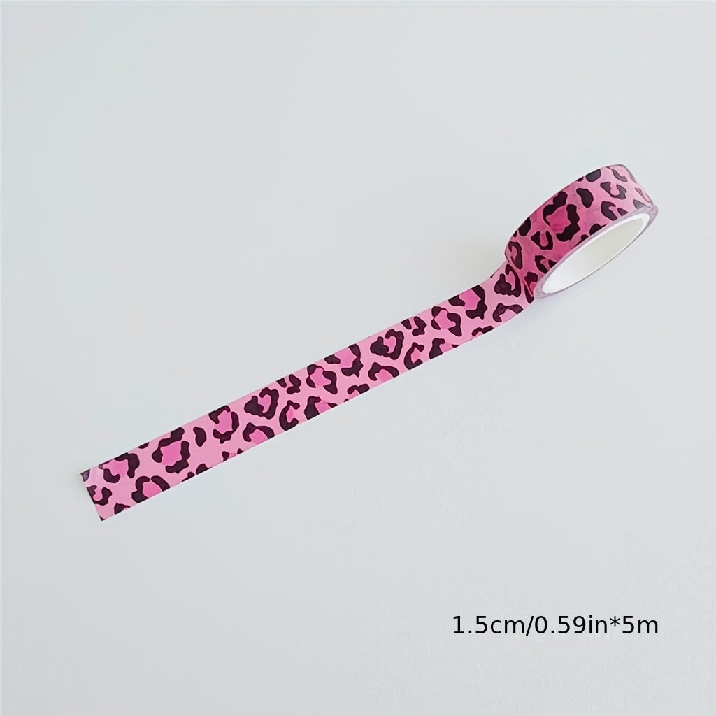 Milk Stripe Leopard Cows Washi Tape DIY Scrapbooking Sticker Label