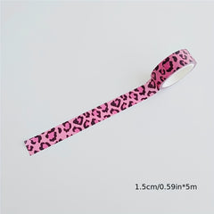 Milk Stripe Leopard Cows Washi Tape DIY Scrapbooking Sticker Label