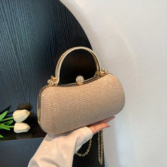 Glitter Evening Clutch Bag Formal Banquet Handbag Wedding Party Prom