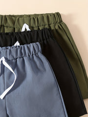 Boys Letter Pattern Comfortable Shorts for Summer Outdoor