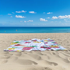Tropical Drinks Lightweight Polyester Blanket - Ideal for Napping