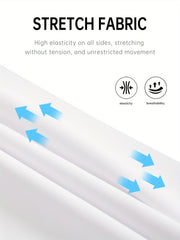 Men's 4pcs Solid Compression Leggings for Outdoor Running