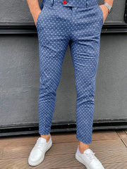Men's Vintage Style Casual Dress Pants for Spring Summer