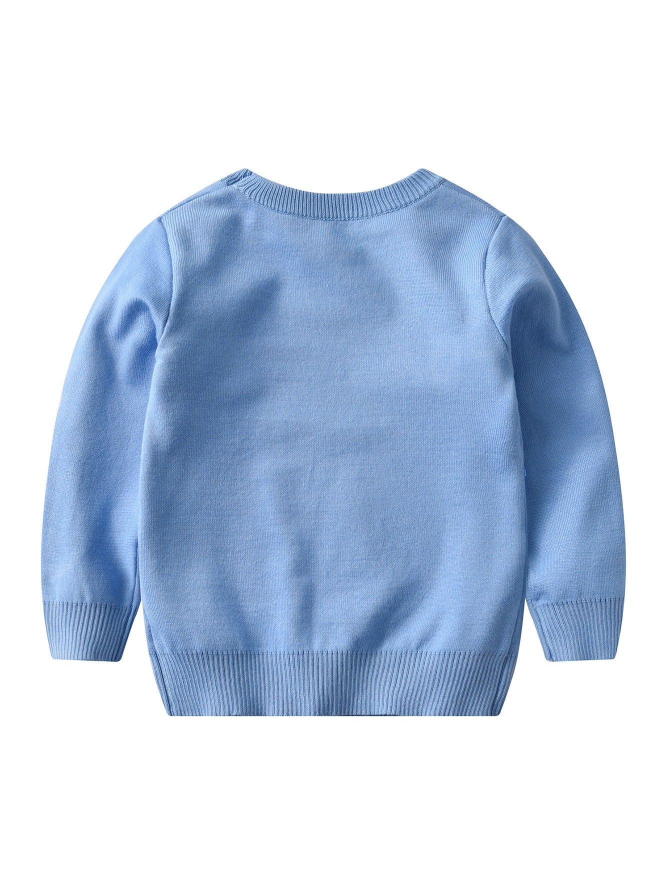 Boys Sweater Cartoon Engineering Vehicle Pattern Knit Pullover
