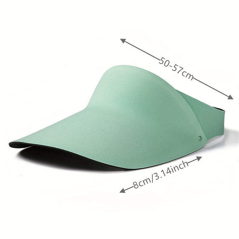 Lightweight Foldable Quick Dry Visor Hat For Outdoor Traveling