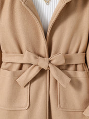 Girls' Casual Hooded Overcoat Tunic Fleece Warm Winter Coat