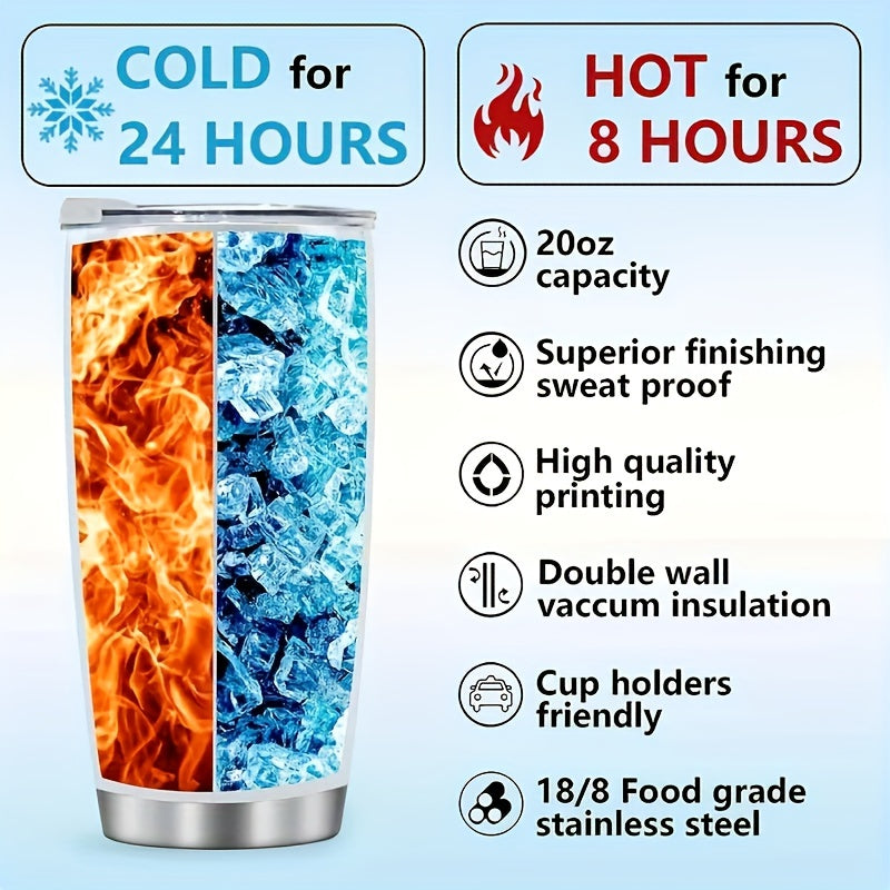 20oz Stainless Steel Double Wall Insulated Tumbler Coffee Cup