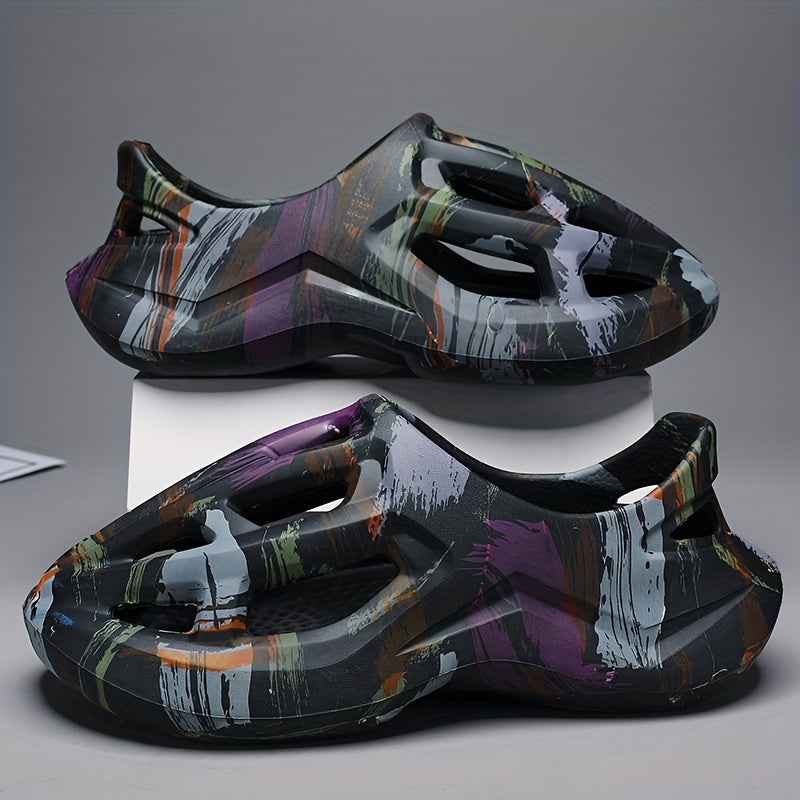 Men's Chunky Sandals Casual Non Slip Shoes Closed Toe Shoes For Outdoor