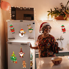 Cartoon Santa Snowman DIY Stickers - Creative Puzzle Handbook Decoration