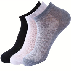 3 Pairs Sports Ankle Socks Soft & Lightweight Low Cut Socks Women's Stockings