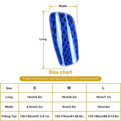 Football Shin Guards with Cushioning and Shock Absorption