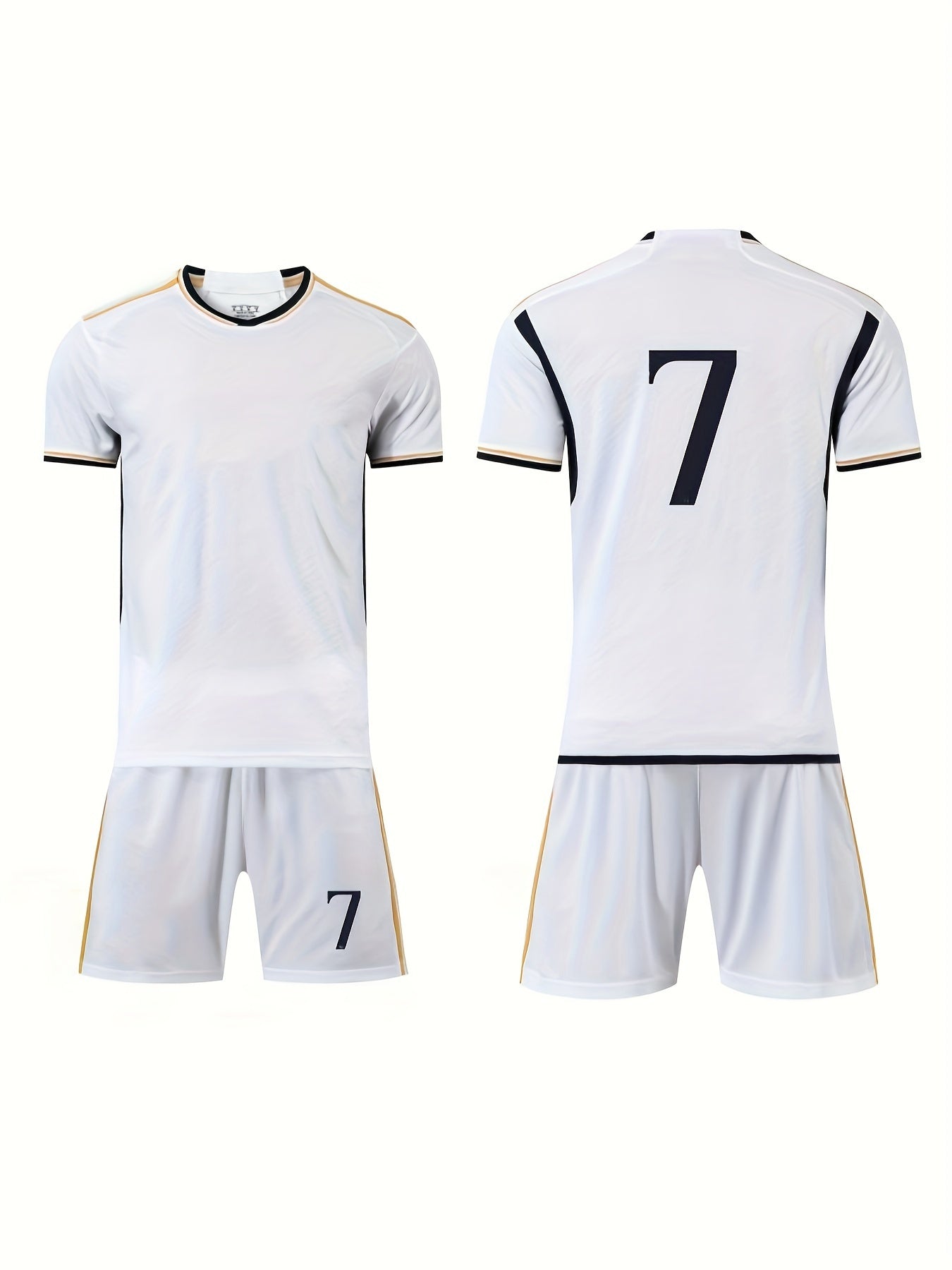 Kids 2pcs Comfortable Soccer Jersey Sets for Sports Training