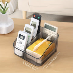 1pc PET Storage Box Desk Pen Holder Stationery Cosmetics Display Rack