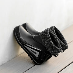 Men's Waterproof Rain Boots Wear Resistant Comfy Non Slip Shoes for Outdoor