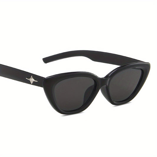 Y2K Cat Eye Sunglasses Retro Punk Star UV400 Sun Shades