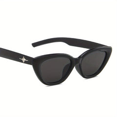 Y2K Cat Eye Sunglasses Retro Punk Star UV400 Sun Shades