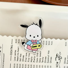 Light Embossed Sealing Clip PP File Folder Small Clip