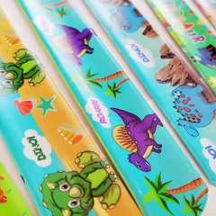 12pcs Dinosaur Snap Rings for Parties - Holiday Dinosaur Bands
