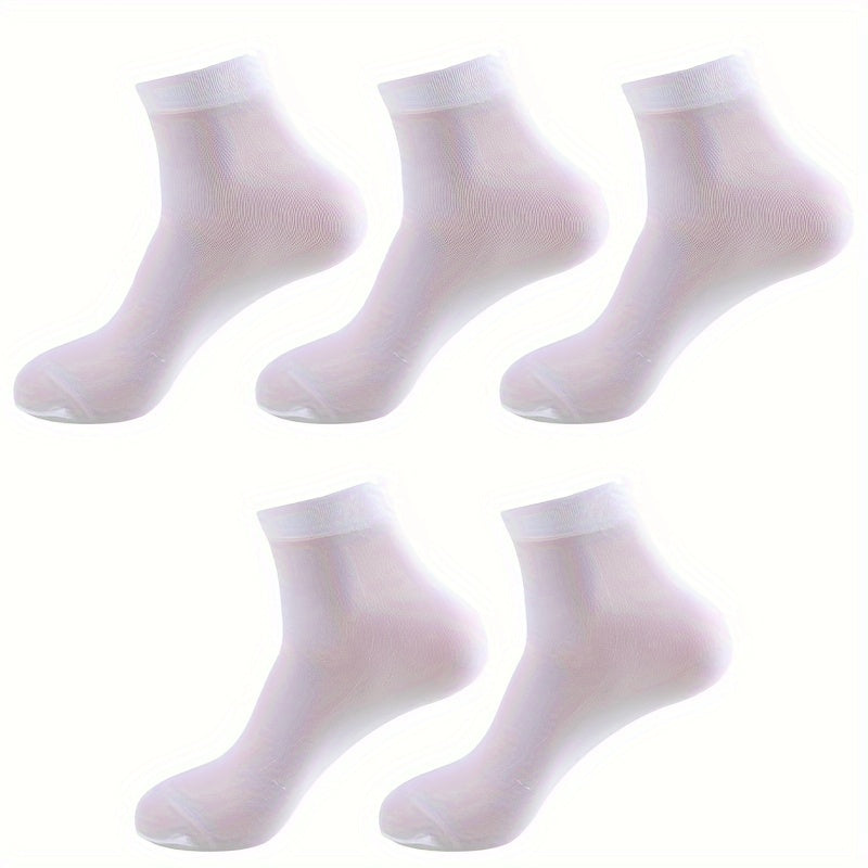 Men's Casual Quarter Socks Breathable Business Socks