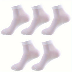 Men's Casual Quarter Socks Breathable Business Socks