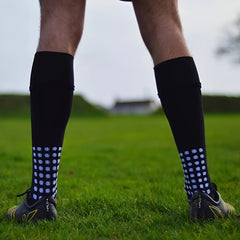 Men's Non-Slip Compression Sports Socks with Grip Pads