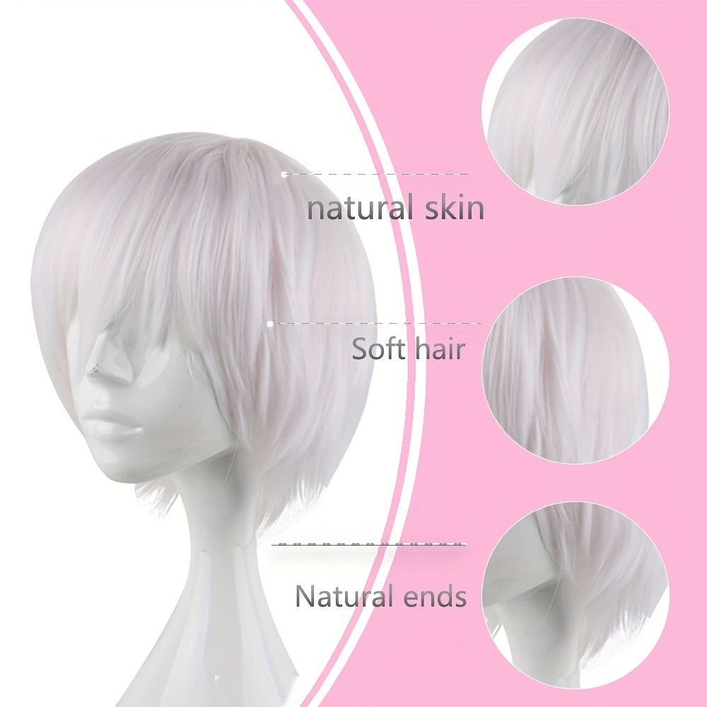 Men's 12 Inch 30 48 Cm Anime Cosplay Dress Up Wig