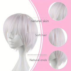 Men's 12 Inch 30 48 Cm Anime Cosplay Dress Up Wig