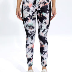High Stretch Tie Dye Yoga Legging Slim Fit With Pocket