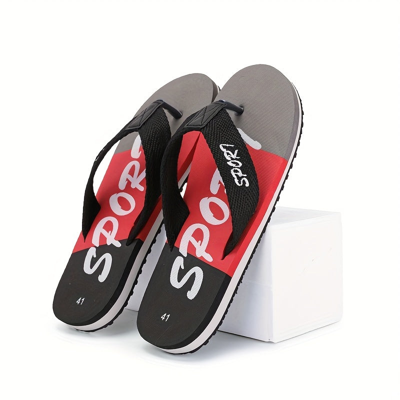 Men's Lightweight Non Slip Flip Flops Quick Drying Comfy Thong Sandals