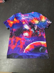 Galaxy Graphic T-shirt 3D Print Crew Neck Tee Top Men's Clothing